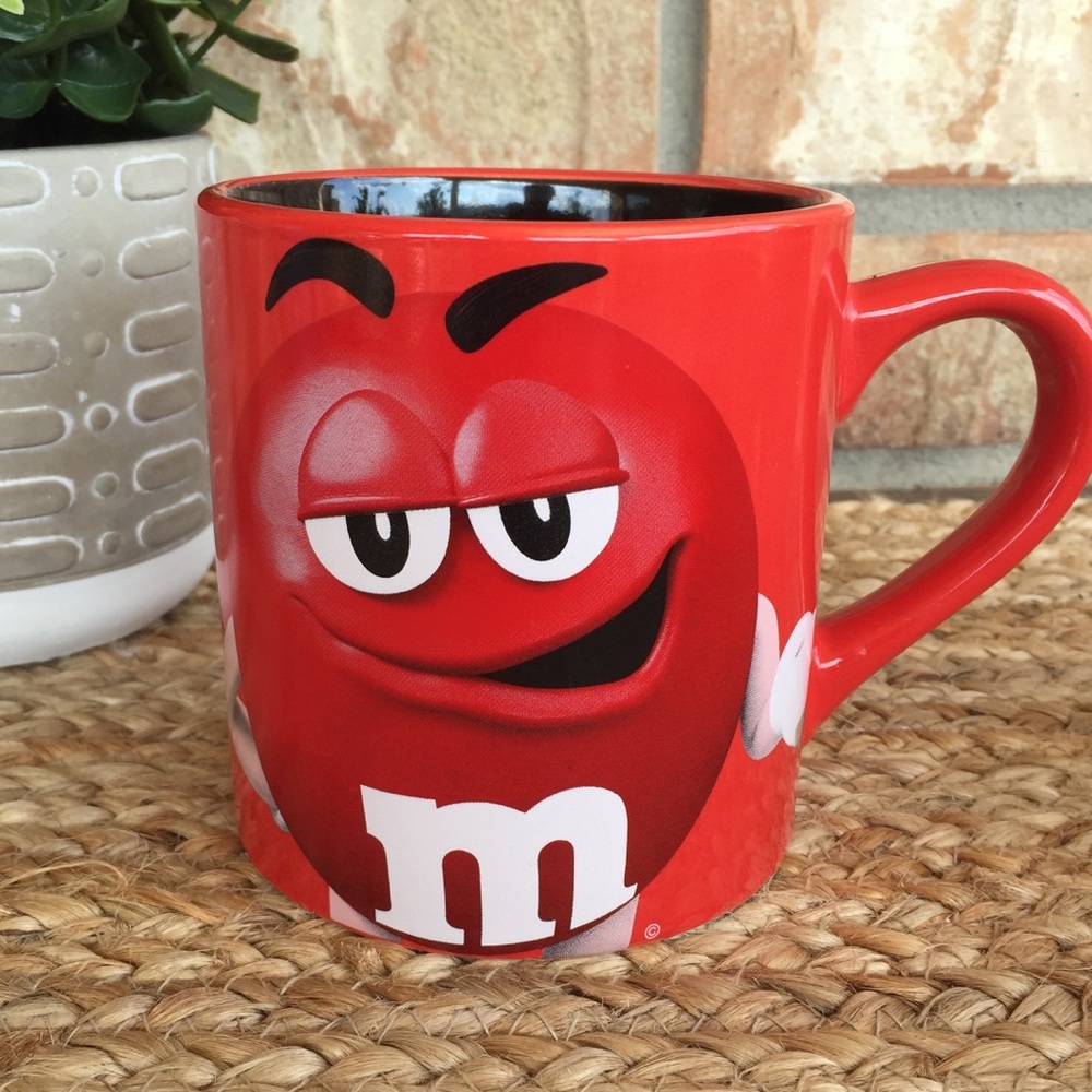 M&M Large Red Mug -2016 Officially Licensed